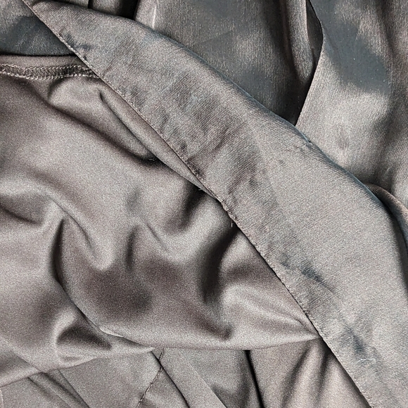 Final Price Adrianna Papell Occasions Long Irri Tiered Chiffon Petal Dress Brown - Picture 6 of 15